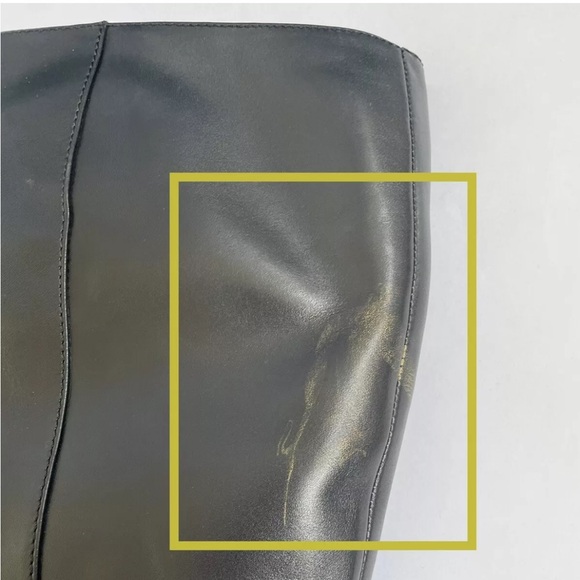 TORY BURCH Marsden Tall Riding Boots  Leather Block Heel Size 8 Round Toe - Picture 12 of 12